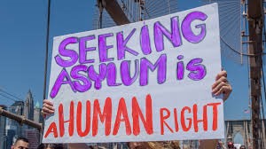 asylum is a human right graphic