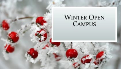 Winter Open Campus