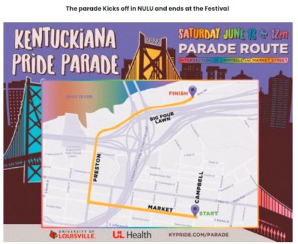 pride parade map